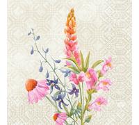Duni Pañuelos Servilletas 3 -capa 33 x 33cm Floret 250 Unidad
