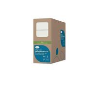 DUNI | Servilleta Duniletto® estrecha gofrado blanco, 1 capa, 40 x 33 cm - Caja 4 paquetes x 65 uds (260 servilletas)