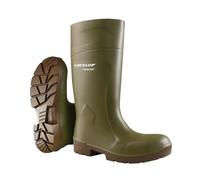 DUNLOP Foodpro Multigrip Safety, Unisex Adulto Sports Shoe, Verte - 100% Impermeable - Talla 45