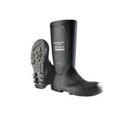 DUNLOP JobGUARD S5 - Botas de trabajo para hombre y mujer - Impermeables con puntera de acero, resistentes a productos químicos, altas y antideslizantes - Negras - 42