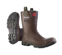DUNLOP Purofort RigPRO Full Safety - Botas de Construcción Unisex Adulto - Certificadas S5 - Tecnología Purofort - Ajuste Snug-Fit - 100% Impermeable - Talla 38
