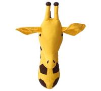 DUNMW Colgante de pared 3D, decoración de pared de cabeza de animal de lienzo, juguetes colgantes de arte de pared de guardería para niños, niñas, habitación de niños