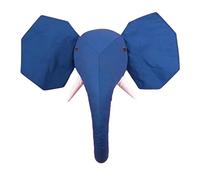 DUNMW Colgante de pared 3D, decoración de pared de cabeza de animal de lienzo, juguetes colgantes de arte de pared de guardería para niños, niñas, habitación de niños