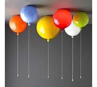 DUNMW Globo creativo Luz de techo Globo colorido Lámpara de techo Habitación infantil Araña Decoración Luz de techo para dormitorio, pasillo de jardín de infantes, interruptor de cuerda de tracción