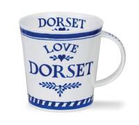 Dunoon Caingorm Love Dorset - Taza de porcelana fina (0,48 L)