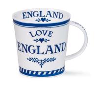 Dunoon Caingorm Love England - Taza de porcelana fina (0,48 L)