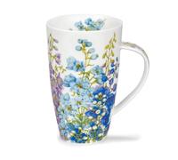 Dunoon Henley Delphiniums - Taza de porcelana fina (0,6 L)
