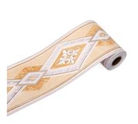 DUNSBY Cenefa Adhesiva para Pared Papel Pintado Autoadhesivo DIY Borde Impermeable 10M baño 3D Pared Vinilo PVC Pegatinas Rollo Cintura Cocina habitación Decoración(B3205)