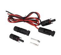 Duokon Cable de Carga Solar, Cable Adaptador de Conector Solar ABS, de Extensión de 104 Cm, 40,9 Pulgadas, Paquete de 2 para Panel RV, Estación de Energía Portátil, Paquete de Batería de Generador