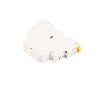 Duokon Contactor de Voltaje CC, Contactor Doméstico de Riel DIN Silencioso, Bobina de 25 A CC 24 V, Vida Eléctrica 100000, Ancho de Ahorro de Espacio, bajo Poder de Retención para Control de Motor