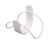 Duokon Soporte para Manguera de Acero Inoxidable, Montaje en Pared, Resistente, Resistente Al óxido, Colgador para Manguera de Jardín para Cables de Extensión de de Agua, con (WHITE)