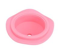 Duokon Tapa de Silicona para Botella de Agua con Orificio para Pajita, Cubierta para Bebidas a Prueba de Derrames para Botellas Estándar de 55 Mm, Paquete de 2 (PINK)