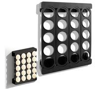duozoanz Organizador Capsulas Cafe Coffee Corner Caja Capsulas Cafe, Sin Necesidad de Taladrar Montaje en Pared o Vertical Adecuado para Cápsulas de Almacenamiento de Cocina Tamaño32*24.5*4.2CM Negro