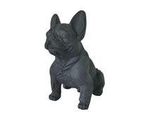 Dupi estatua de perro bulldog | figura decoración interior y exterior | poliresina | 3 kg | 43x25x40 cm