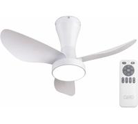 Dupi ventilador de techo pro air | motor dc silencioso | 6 velocidades | luz led dimmable 3000-6000k | temporizador | ø 80 cm | blanco