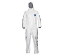 S.T. Dupont Mono con capucha Tyvek 500 Xpert, Categoría III, Tipo 5‑B/6‑B, Blanco XXL