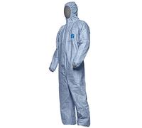 DuPont Tyvek 500 Xpert | Ropa de protección química con capucha,Categoría III, Tipo 5-B y 6-B | Resistente pero Ligero | Blanco|Talla XXL