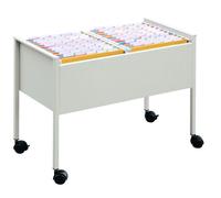 DURABLE Carrito para carpetas colgantes ECONOMY duo 100 A4, 308210, Gris