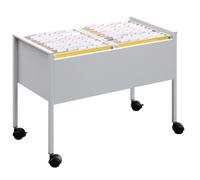 Durable 308223 Carrito para carpetas colgantes ECONOMY duo 100 A4, plata