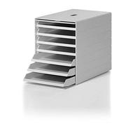 Durable 1712001050 Cajonera Idealbox Plus, 1 pieza, gris, con el panel frontal