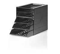 Durable 1712003058 Cajonera Idealbox Basic Blue Angel 5 compartimentos, 1 pieza, antracita