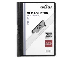Durable 220001 carpeta duraclip dossier pinza lateral (para 1-30 hojas
