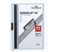 Durable 220906 Duraclip Original 60 (para 1-60 hojas de A4), 25 piezas, azul