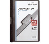 Durable 223801 Duraclip (original 60, lámina dura, hasta 60 hojas A4) 5 piezas negras