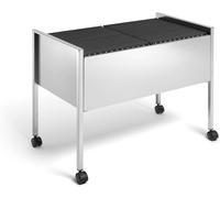 Durable 308223 Carrito para carpetas colgantes ECONOMY duo 100 A4, plata