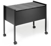 Durable 309501 carrito para carpetas colgantes economy 80 a4, negro