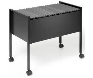 Durable 309501 carrito para carpetas colgantes economy 80 a4, negro