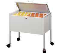 Durable 309810 Carrito para carpetas colgantes ECONOMY top 80 A4, gris
