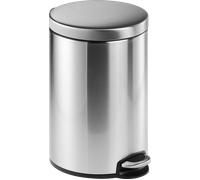 Durable 340123 papelera 12 l alrededor acero inoxidable