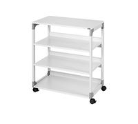 Durable 371110 System Multi Trolley 88, gris, esquinas reforzadas con fibra de vidrio, anti-vuelco - 750 x 879 x 432 mm
