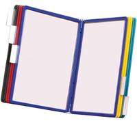 Durable Clasificador de pared VARIO WALL 10 con 10 paneles de visualización A4, multicolor
