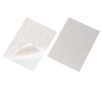 Durable 809619 Funda autoadhesiva Pocketfix (210 x 297 mm, dimensiones externas: 216 x 302 mm, abierto en la parte superior) 25 piezas, transparente