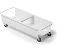 DURABLE Carrito para 2 uds de Durabin® 40L rectangular, 1801622010, Blanco