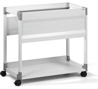 DURABLE Carrito para carpetas colgantes SYSTEM 90 A4, 378410, Gris
