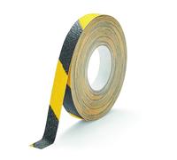 DURABLE Cinta antideslizante DURALINE GRIP+ 25 mm x 15 m para escaleras y rampas amarillo/negro
