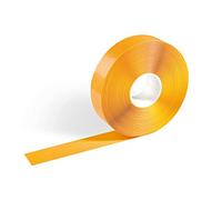 Durable Cinta de señalización de suelos Duraline, autoadhesiva y antideslizante, 50 mm x 0,5 mm x 30 m (ancho x alto x largo), amarillo señal RAL 1003, 102104