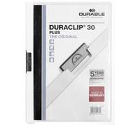 DURABLE Dosier Clip Duraclip PVC A4 2213 Blanco (Set de 25)
