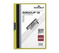 DURABLE Portafolios Duraclip A4 para 30 páginas Verde