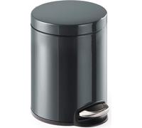 DURABLE Papelera con pedal metálica 5L circular, 341058, Gris