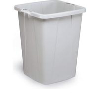 DURABLE Papelera Durabin® 90L cuadrada, 1800474050, Gris