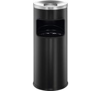DURABLE Papelera redonda 17L SAFE con cenicero, 333201,