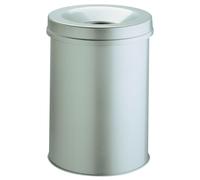 DURABLE Papelera SAFE 15L circular, 330510, Gris
