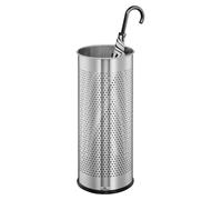 DURABLE Paragüero acero inoxidable redondo 28,5L, 337123, Plata