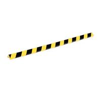 Durable Perfil de protección de esquinas C35, autoadhesivo, 1 m, paquete de 5, amarillo/negro, 1102130
