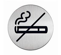 Durable - Placa con símbolo de "prohibido fumar" (83 mm, 5 unidades)