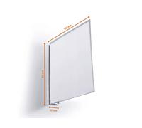 Durable Señal de pasillo magnética de PET transparente, pack de 10 unidades